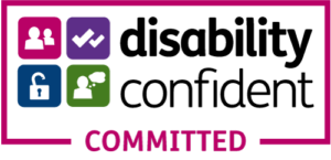 Disability confident committed logo